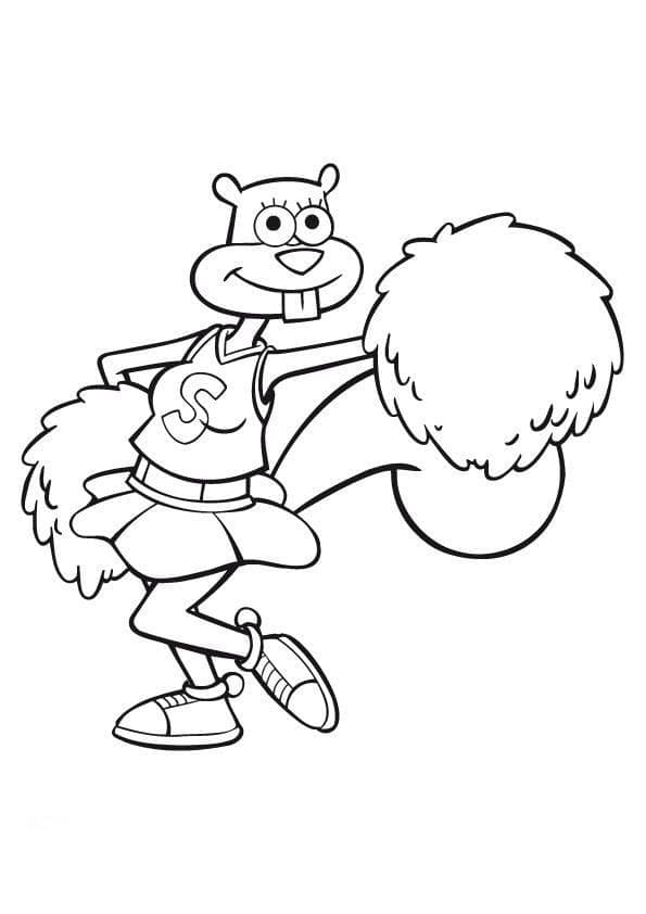 Cheerleaderin Sandy Cheeks