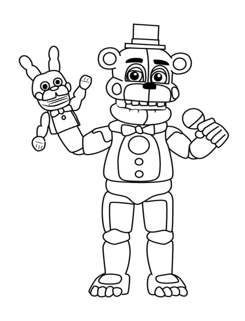Fünf Nächte bei Freddy (FNAF) ausmalbilder