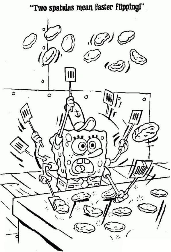 Druckbarer Spongebob