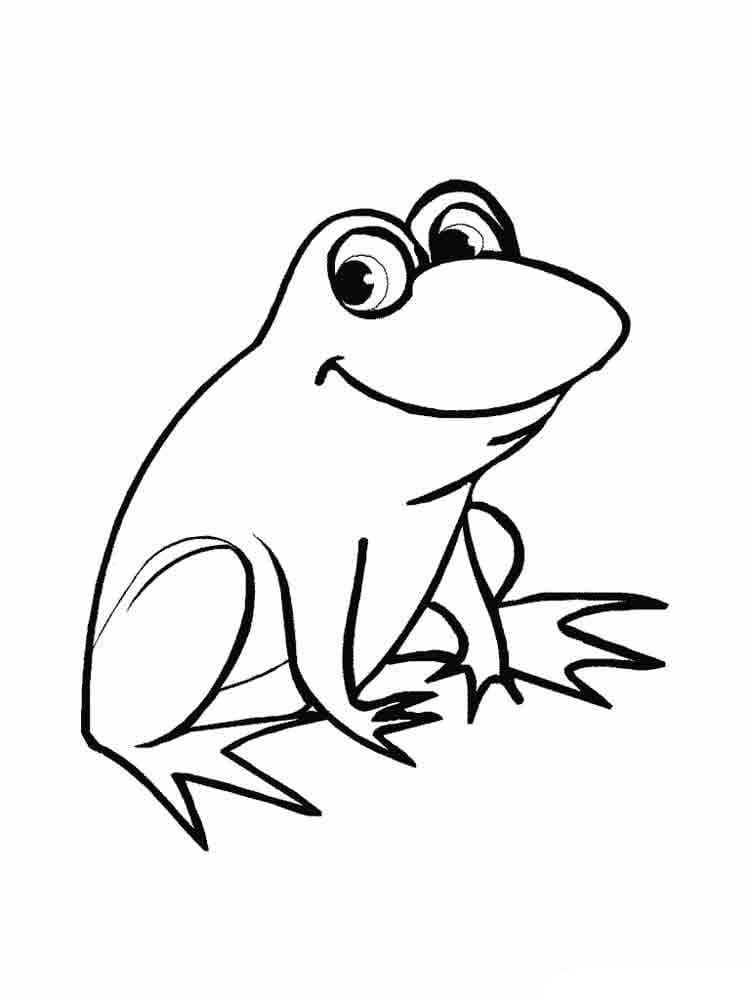 Karikatur Frosch