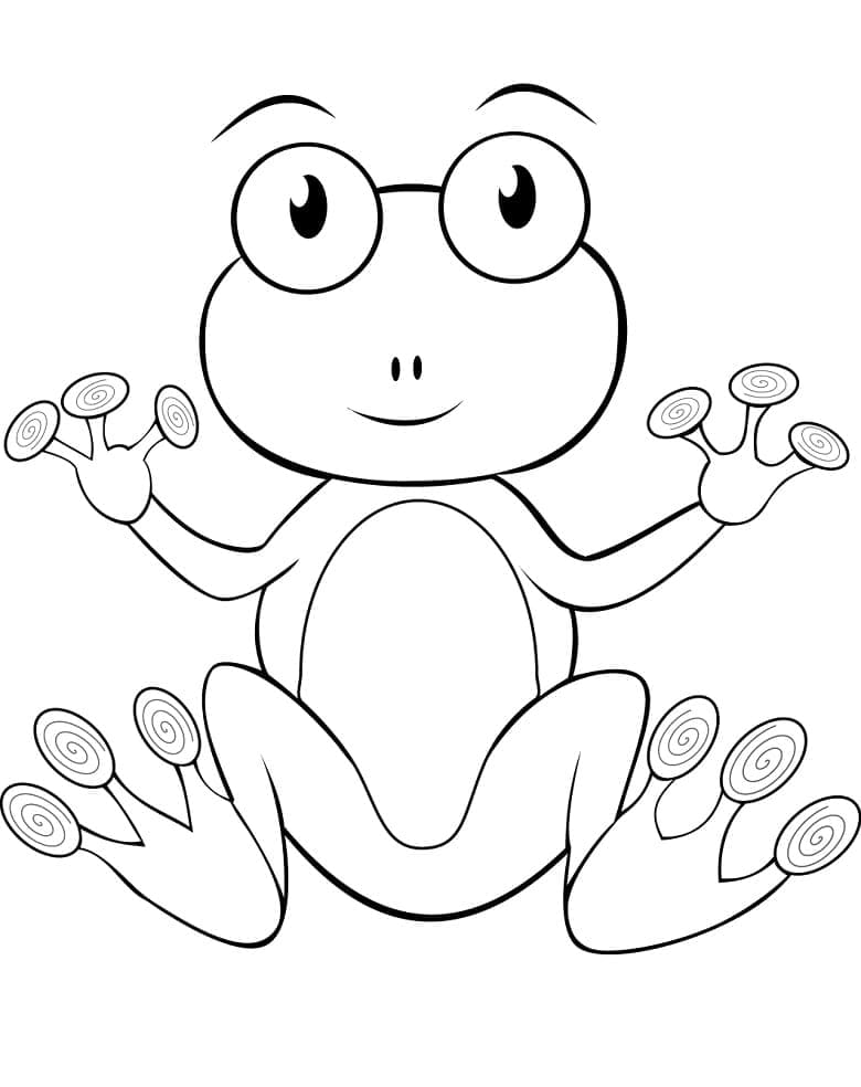 Kleiner Frosch zum Ausdrucken