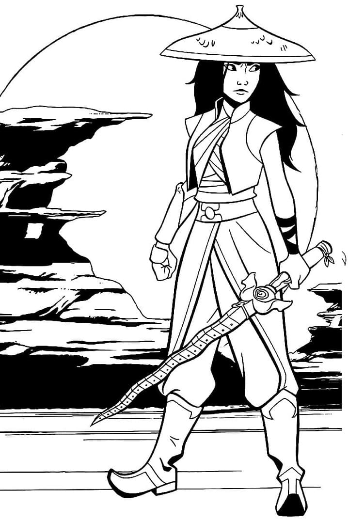 Raya und der letzte Drache kostenlos zum Ausdrucken