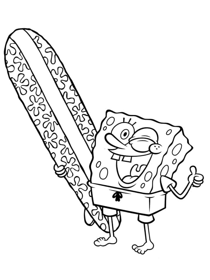 SpongeBob mit Sonnenbrille
