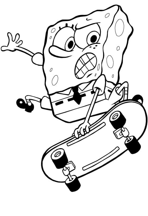 Spongebob-Skateboarden