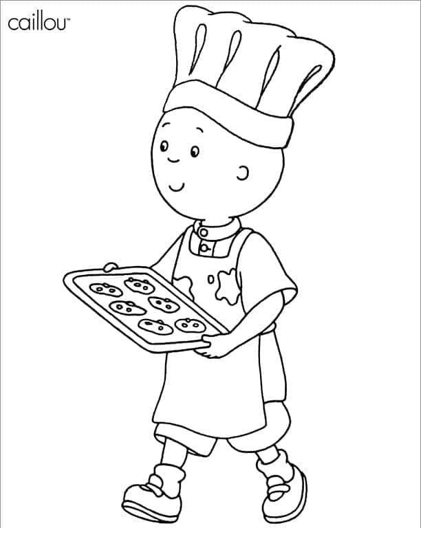 Caillou macht Kekse