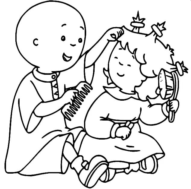 Caillou mit Rosie