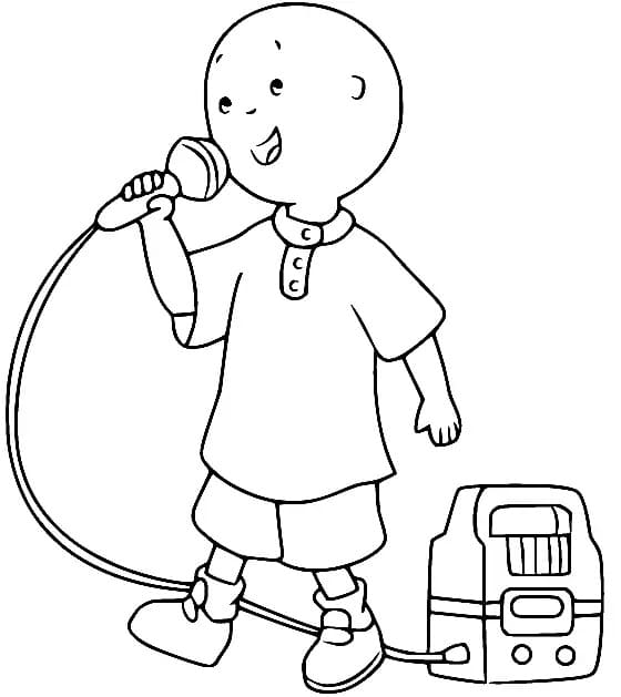 Caillou singt