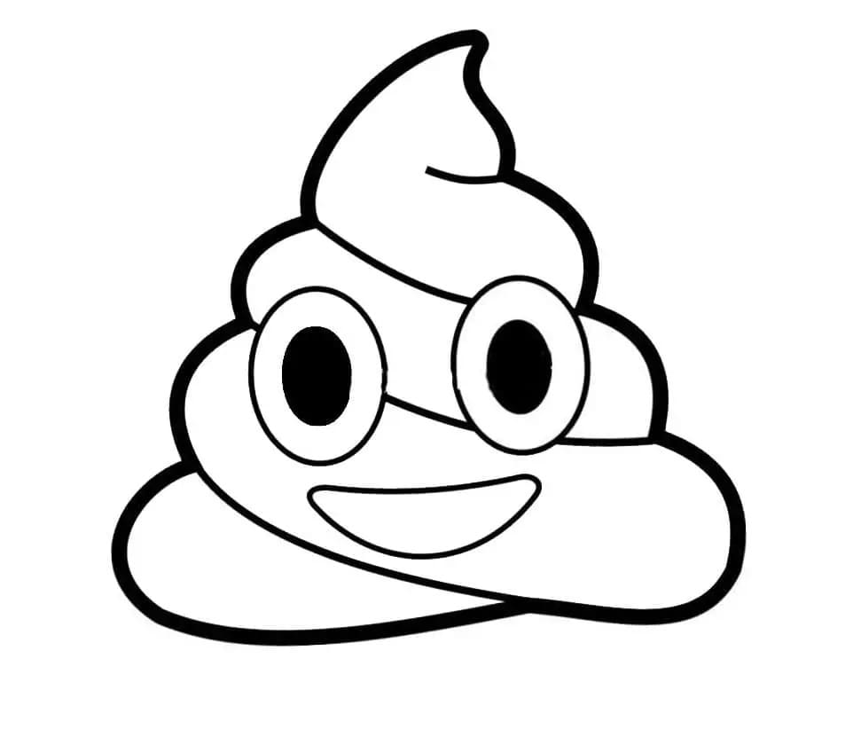 Das lächelnde Poop Emoji