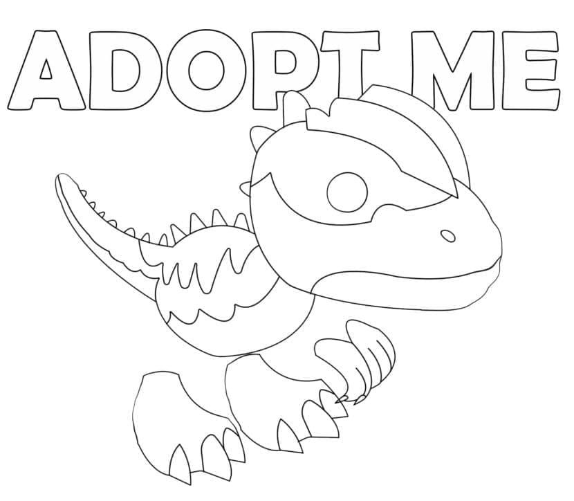 Dilophosaurus aus Adopt Me