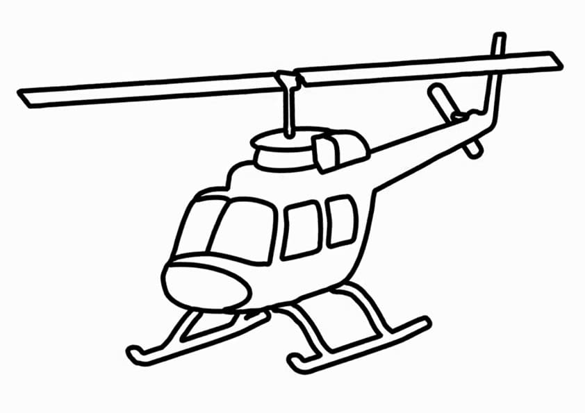 Einfacher Hubschrauber für Kinder
