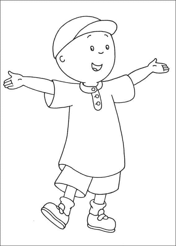 Kostenloser druckbarer Caillou