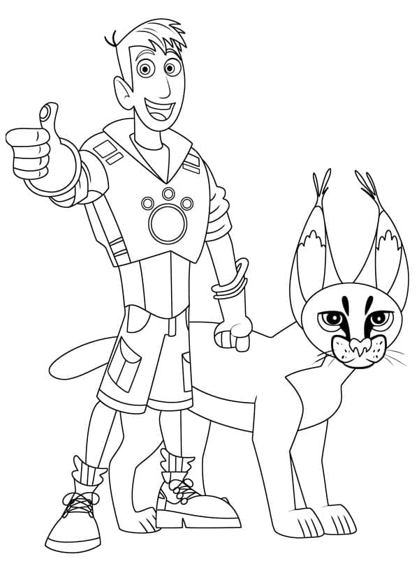 Martin Kratt und Caracal