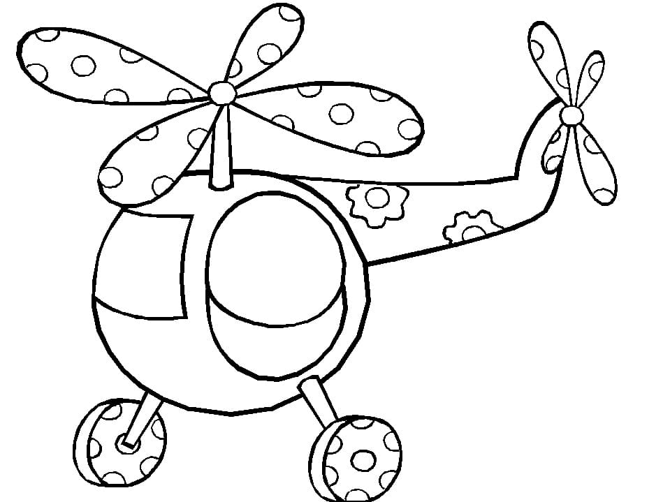 Niedlicher Hubschrauber für Kinder