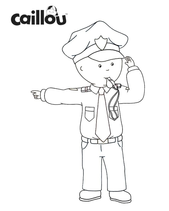 Polizist Caillou