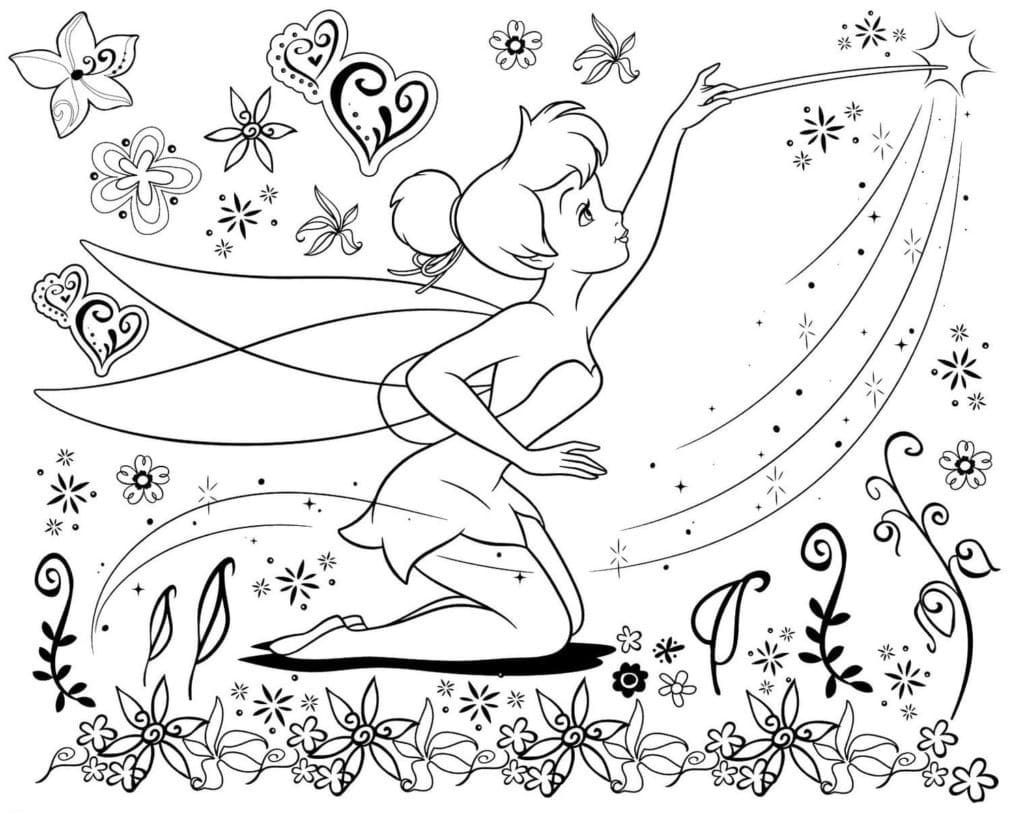 Tinkerbell mit Zauberstab