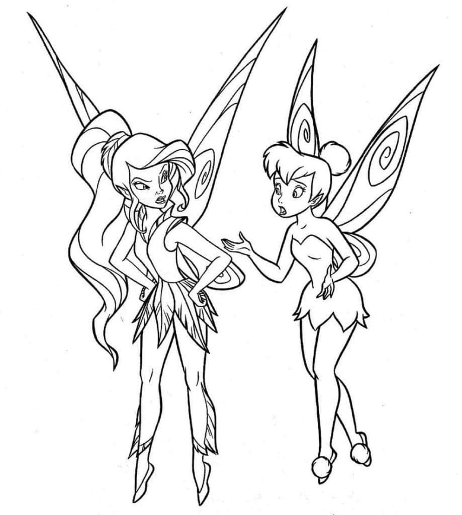 Vidia und Tinkerbell
