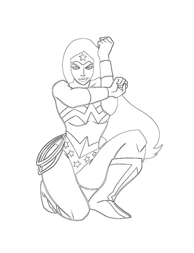 Superheldin Ausmalbilder: Unleash Your Inner Artist with Superhero Coloring Pages!