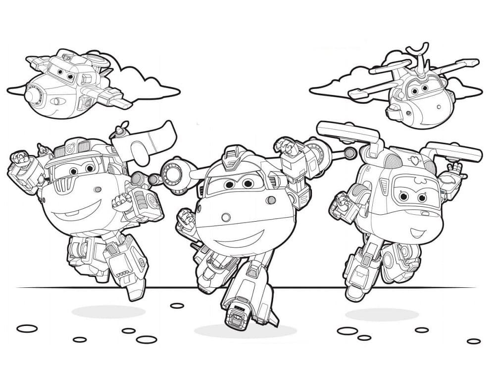 Charaktere aus Super Wings