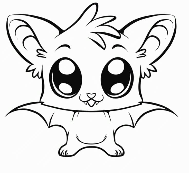 Kawaii Fledermaus