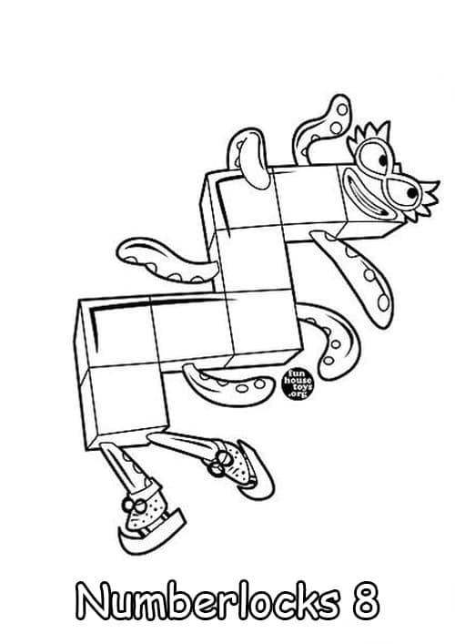 Kostenlose Numberblocks 8