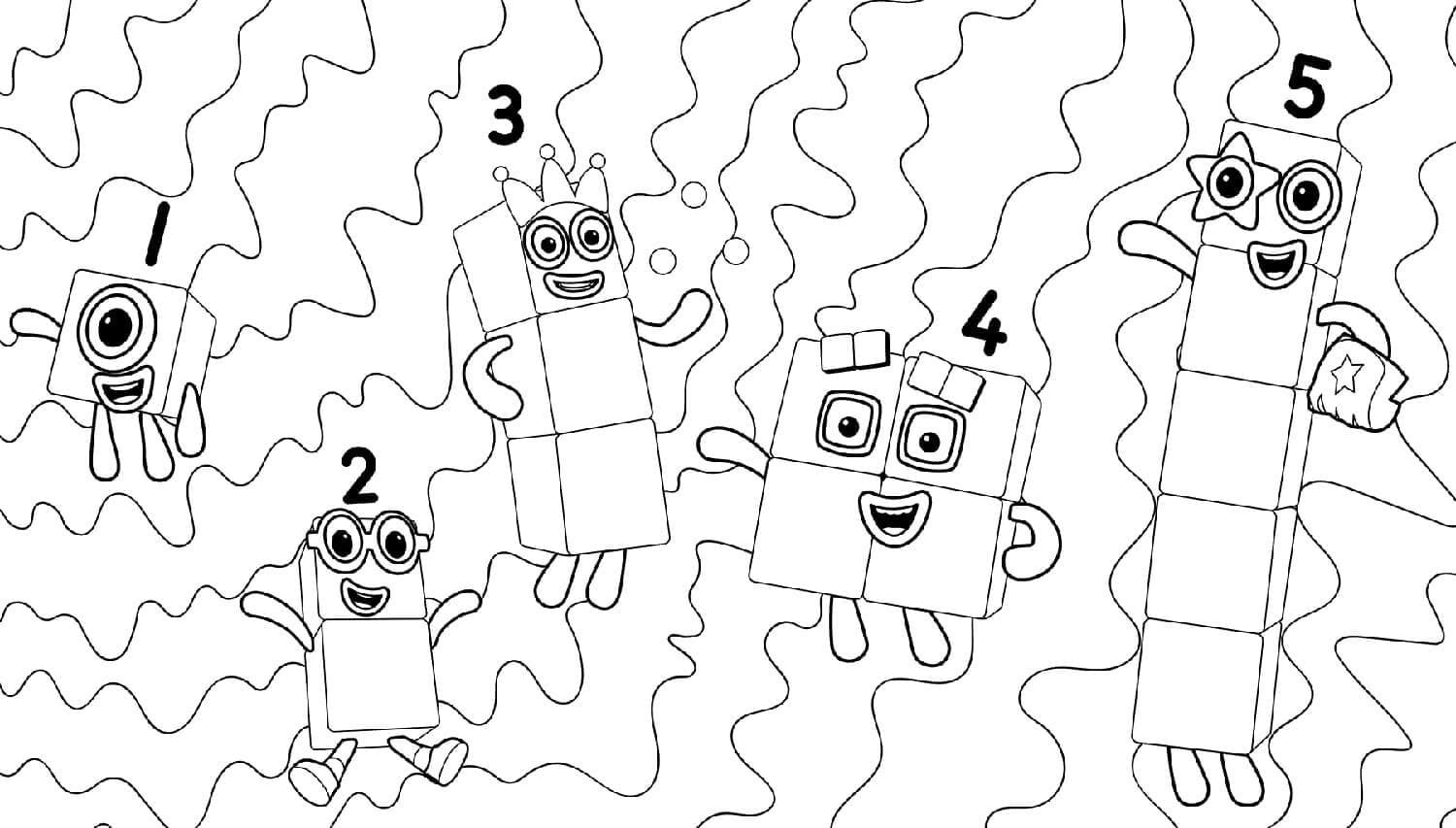 Lustige Numberblocks