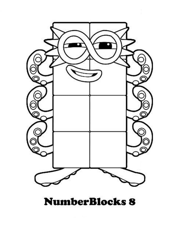 Numberblocks Acht