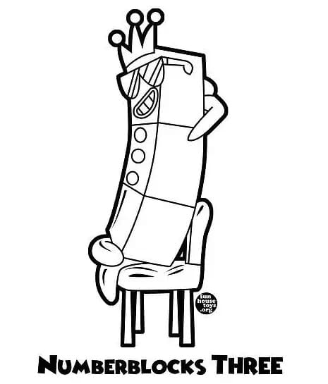 Numberblocks Drei
