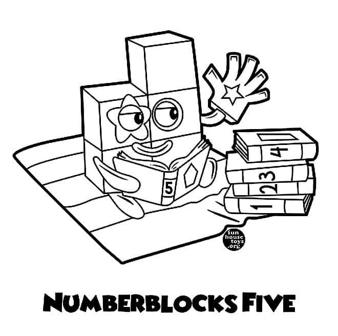 Numberblocks Fünf