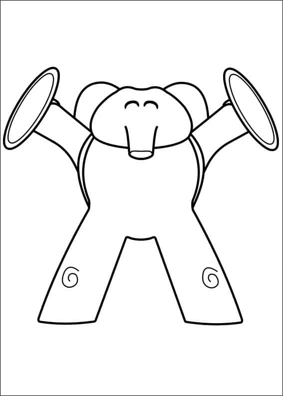 Pocoyo Elly Elefant