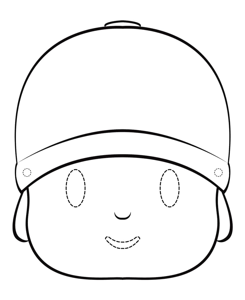 Pocoyo-Maske