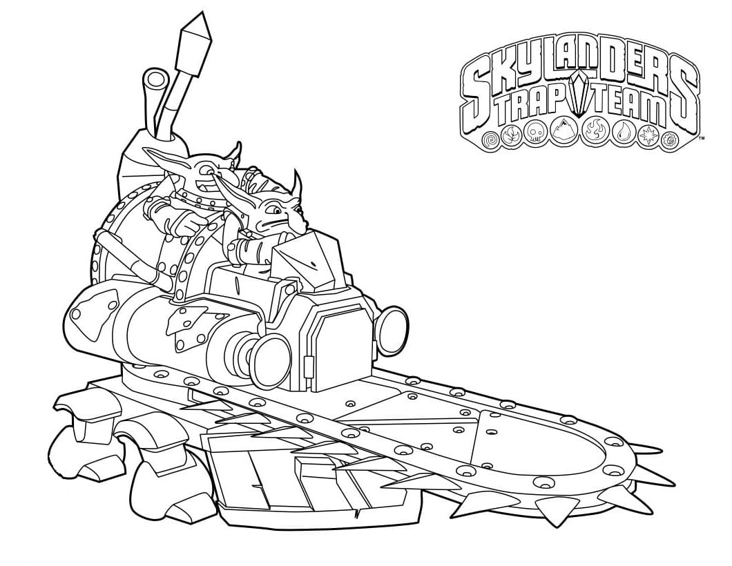 Shrednaught Skylanders