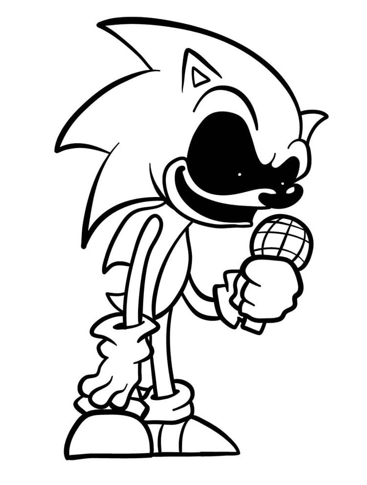 Sonic Exe Bild für Kinder