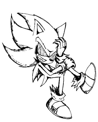Sonic Exe Skizze
