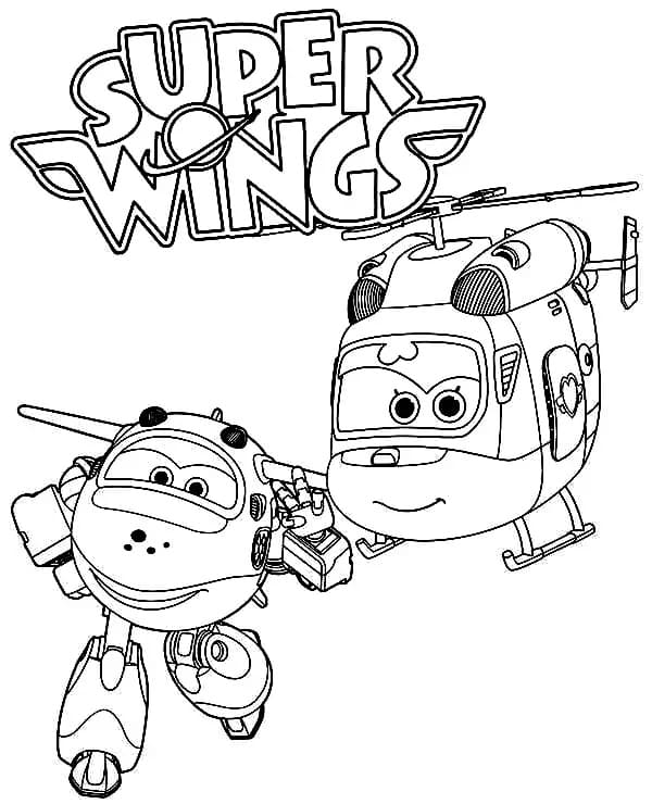 Super Wings Jett und Dizzy
