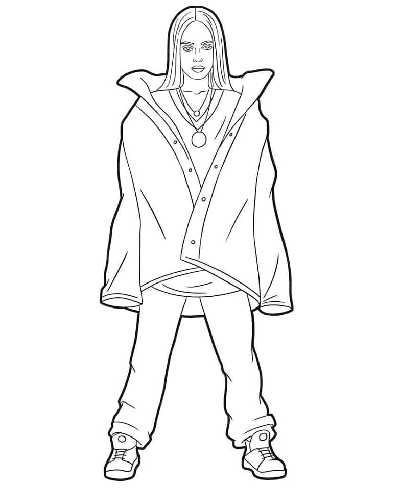 Billie Eilish kostenlos zum Ausdrucken