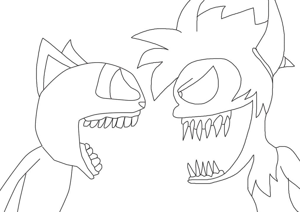 Cartoon Katze zum Ausdrucken