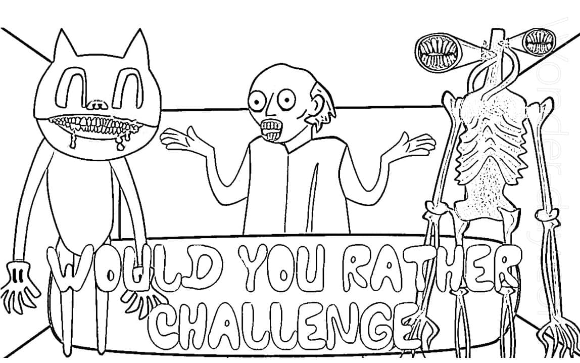 Einfache Cartoon Katze