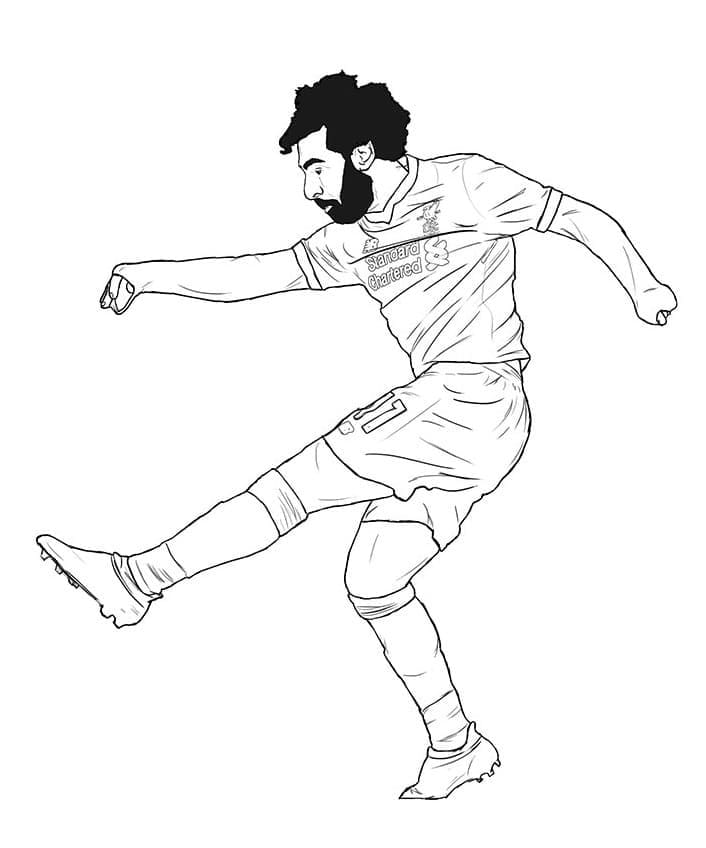 Mohamed Salah zum ausdrucken
