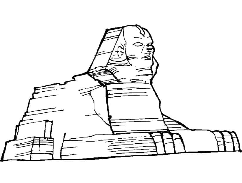 Sphinx von Gizeh in Ägypten