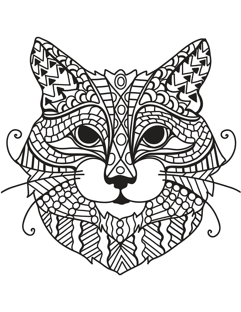 Zentangle Katze