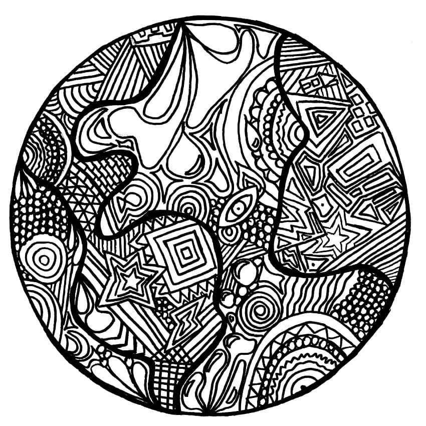 Zentangle zum Ausdrucken