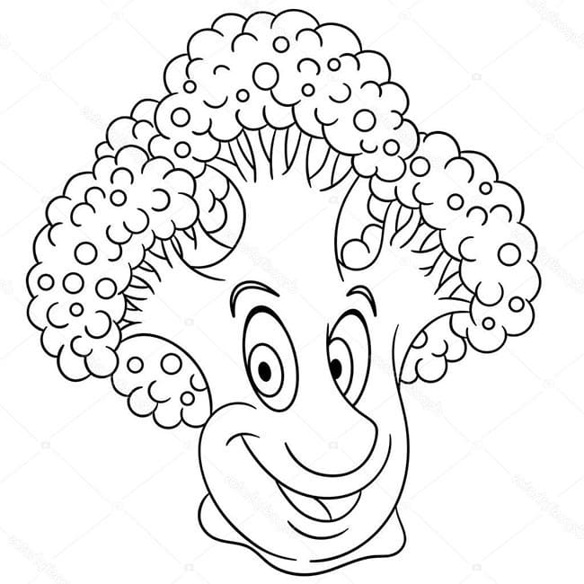 Cartoon-Brokkoli