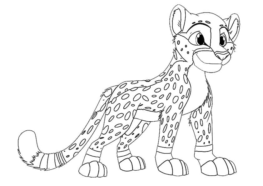 Cartoon-Gepard