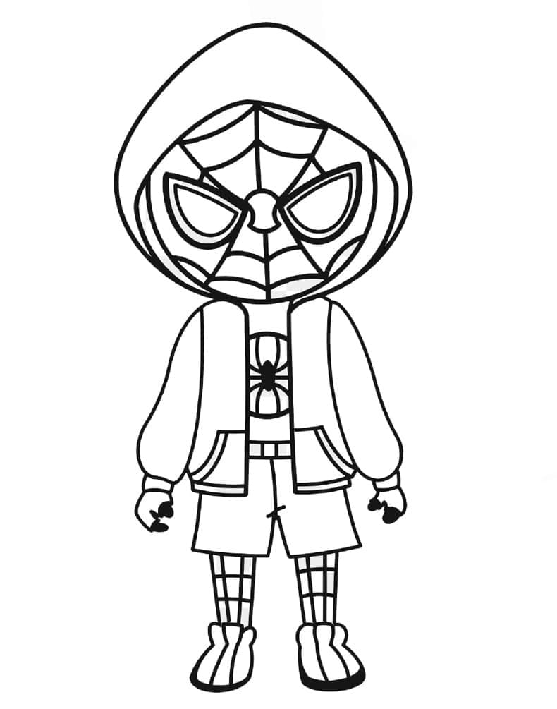 Chibi Spider-Man Miles Morales