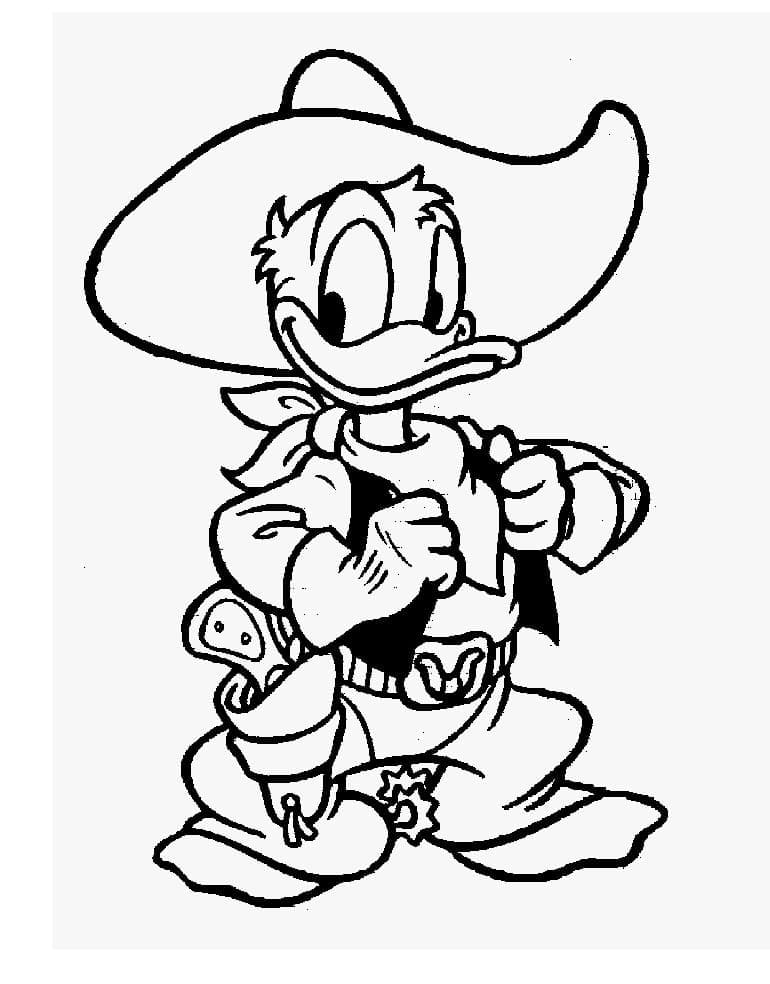 Cowboy Donald Duck