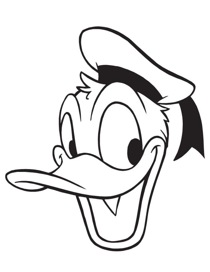 Donald-Duck-Gesicht