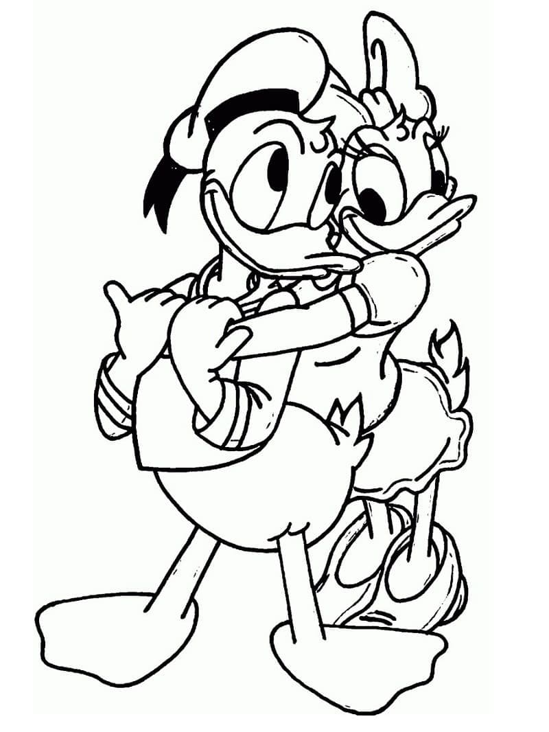 Donald Duck und Daisy Duck