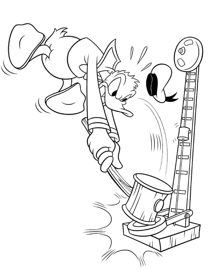 Drucken Sie Donald Duck