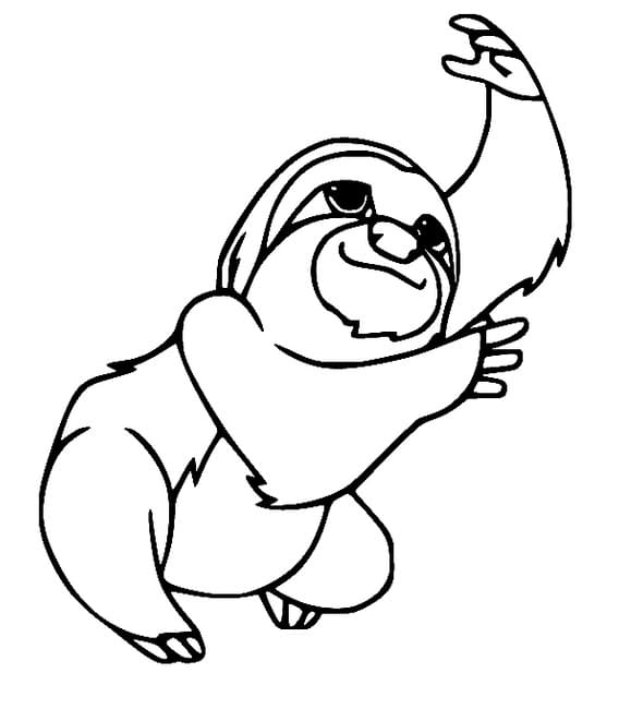 Faultiere Ausmalbilder | Malvorlagen Faultiere zum ausdrucken