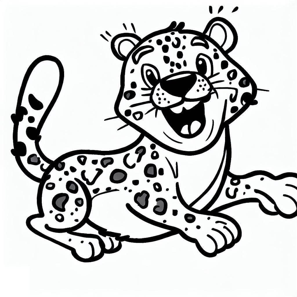 Lachender Gepard